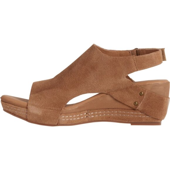 NEW Antelope Dotty Wedge Sandals - Suede taupe For Women 252 - Picture 2 of 15